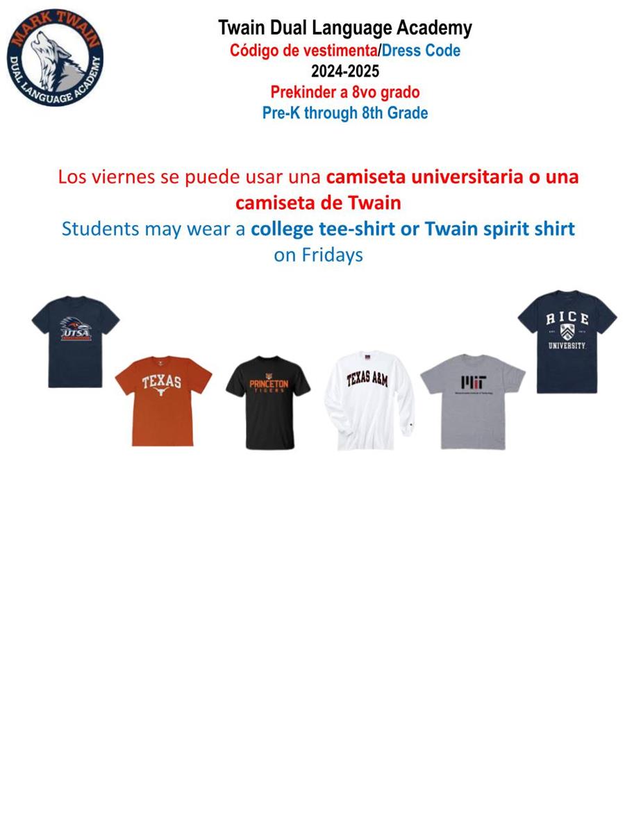 University and College tee shirts